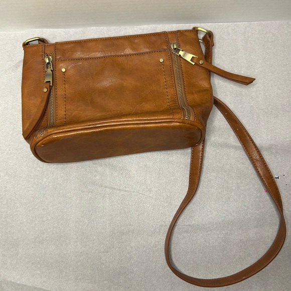 Alter'd State Leather Purse and Handbag Crossbody Shoulder Bag Brown Leather - Picture 4 of 13